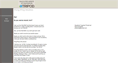 Desktop Screenshot of pongpingrecording.tripod.com