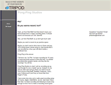 Tablet Screenshot of pongpingrecording.tripod.com
