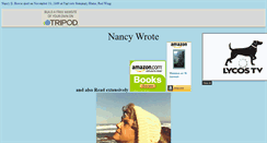 Desktop Screenshot of nancywrites.tripod.com