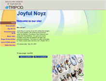 Tablet Screenshot of joyful-noyz.tripod.com