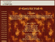 Tablet Screenshot of fire-circle.tripod.com
