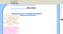 Desktop Screenshot of celineworld.tripod.com