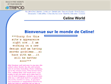 Tablet Screenshot of celineworld.tripod.com