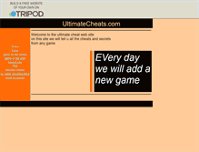 Tablet Screenshot of cheatmaster777.tripod.com