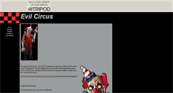 Desktop Screenshot of evilcircus.tripod.com