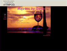 Tablet Screenshot of majestic-by-gwen.tripod.com