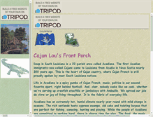 Tablet Screenshot of cajunlou2.tripod.com