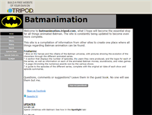 Tablet Screenshot of batmanimation.tripod.com