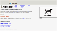 Desktop Screenshot of pineapplestudios.tripod.com