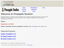 Tablet Screenshot of pineapplestudios.tripod.com