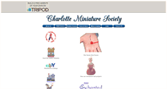 Desktop Screenshot of charlotteminiature.tripod.com