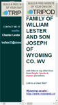 Mobile Screenshot of lesfam11.tripod.com