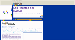 Desktop Screenshot of lasrecetasdeldoctor.tripod.com