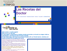 Tablet Screenshot of lasrecetasdeldoctor.tripod.com