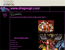 Tablet Screenshot of dragonyugioh.tripod.com