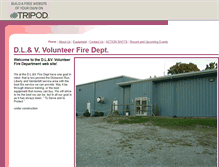 Tablet Screenshot of dlv-fire-dept.tripod.com