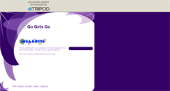 Desktop Screenshot of gogirlsgo.tripod.com