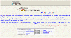 Desktop Screenshot of garysmusicshop.tripod.com