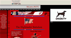 Desktop Screenshot of mclanejrotc.tripod.com