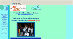 Desktop Screenshot of frenchnothere.tripod.com