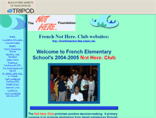 Tablet Screenshot of frenchnothere.tripod.com