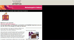 Desktop Screenshot of michelangelo-bakery.tripod.com