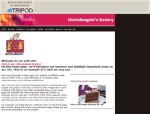 Tablet Screenshot of michelangelo-bakery.tripod.com