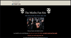 Desktop Screenshot of misfitsfansite.tripod.com