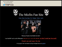 Tablet Screenshot of misfitsfansite.tripod.com