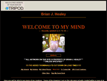 Tablet Screenshot of brianjhealey.tripod.com