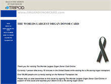 Tablet Screenshot of organdonorcard.tripod.com