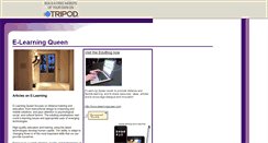 Desktop Screenshot of elearningqueen.tripod.com