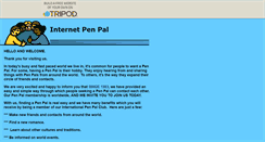 Desktop Screenshot of internetpenpal.tripod.com