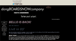 Desktop Screenshot of dongboardsnowcompany.tripod.com