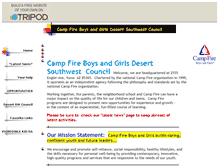 Tablet Screenshot of campfire-desert-sw.tripod.com