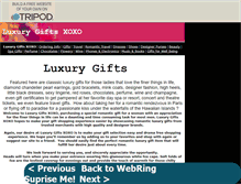 Tablet Screenshot of luxurygifts-xoxo.tripod.com