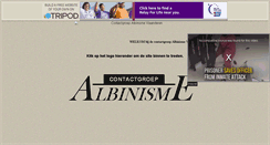 Desktop Screenshot of albinismevlaanderen.tripod.com