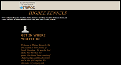 Desktop Screenshot of higbeekennels.tripod.com