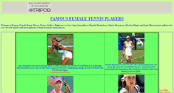 Desktop Screenshot of femaletennis.tripod.com