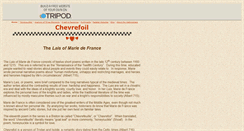 Desktop Screenshot of chevrefoilonline.tripod.com