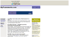 Desktop Screenshot of myframeworks.tripod.com