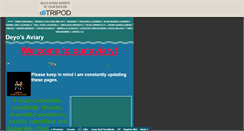 Desktop Screenshot of deyoaviary.tripod.com