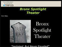 Tablet Screenshot of bxspotlighttheater.tripod.com