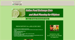 Desktop Screenshot of online-fel-mealplan.tripod.com