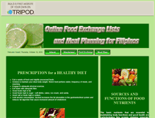 Tablet Screenshot of online-fel-mealplan.tripod.com