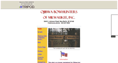 Desktop Screenshot of ojibwabowandarrow.tripod.com