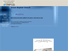 Tablet Screenshot of gracebaptistwv.tripod.com