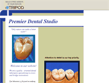 Tablet Screenshot of premierdental.tripod.com