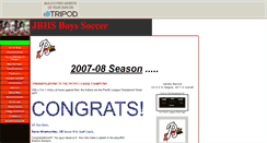 Desktop Screenshot of jbhsboyssoccer.tripod.com