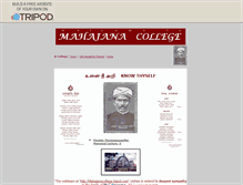 Tablet Screenshot of mahajanacollege.tripod.com